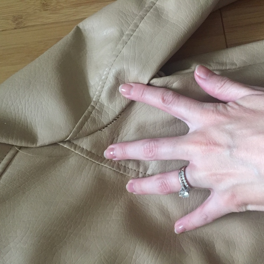 Tan Bomber Jacket - Picture 6 of 6
